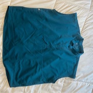 Figs - womens figs scrub top, blueish teal color